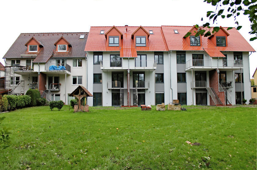 Blick auf das Haus vom Garten aus