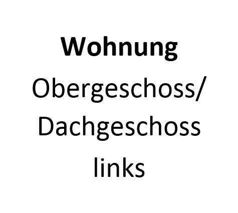 Wohnung oben links