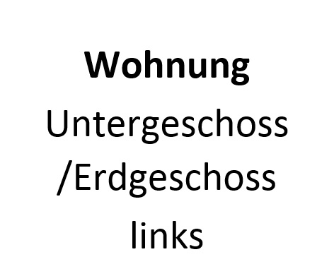 Wohnung unten links