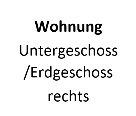 Wohnung unten rechts
